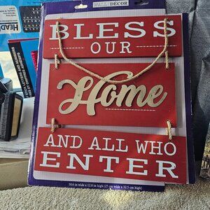 Bless our Home sign